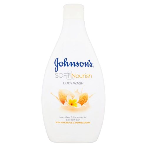 Johnson's Soft&Nourish mandulaolaj és jázmin aroma tusfürdő 400ml