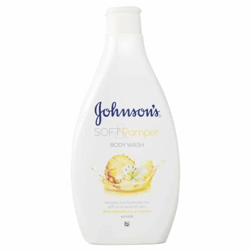 Johnson's Soft&Pamper ananász és liliom aroma tusfürdő 400ml