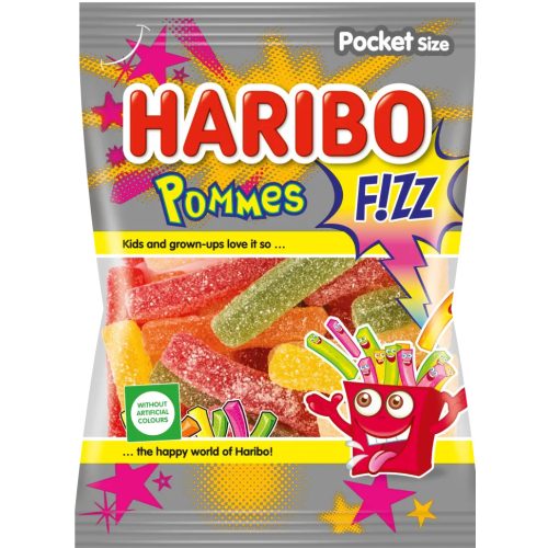 Haribo Pommes Fizz gumicukor 100g