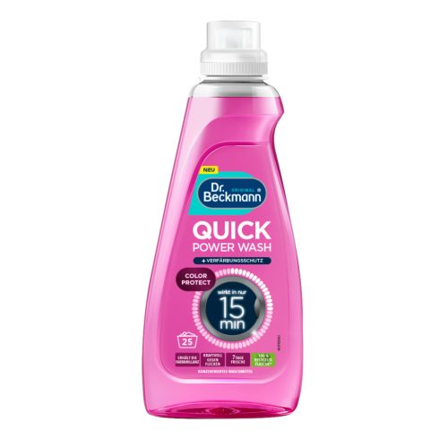 Dr. Beckmann Quick Power Wash Color Protect mosógél 800ml 25 mosás