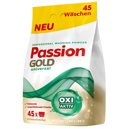 Passion Gold Universal mosópor 2,7kg 45 mosás