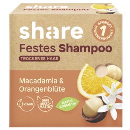 Share szilárd sampon makadámia & narancsvirág 60g