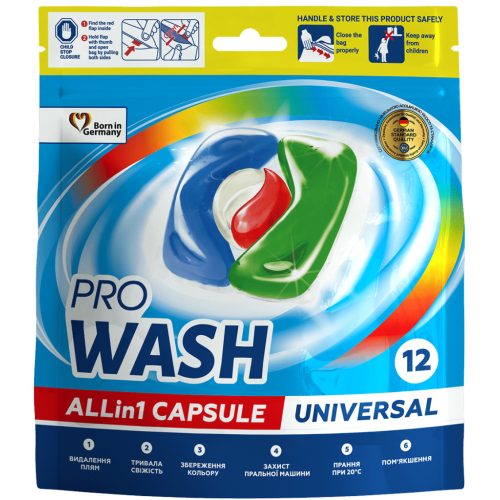 Pro Wash Universal mosókapszula 12db