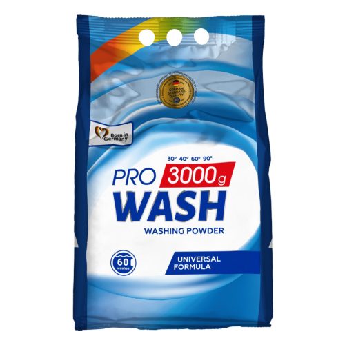 Pro Wash Universal mosópor 3kg 60 mosás