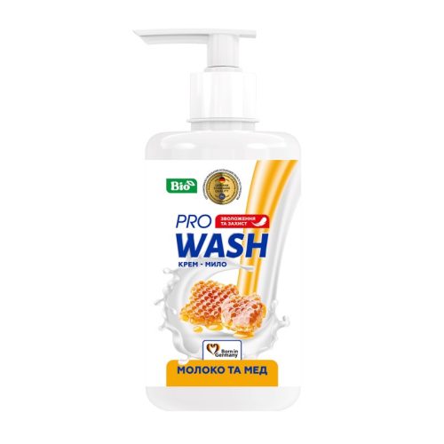 Pro Wash folyékony krémszappan tej és méz 470g