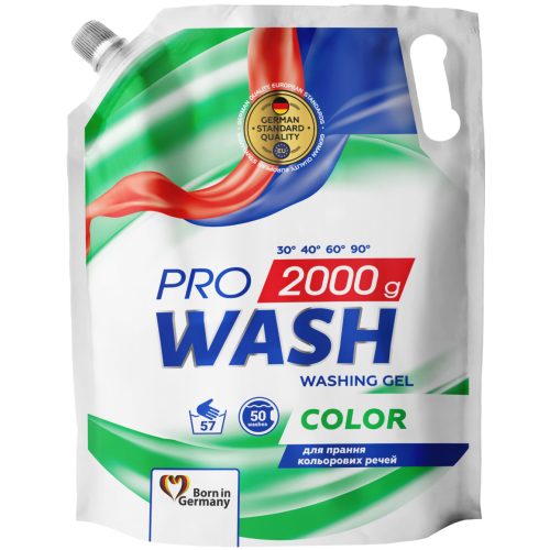 Pro Wash Color mosógél utántöltő 1,9L 50 mosás