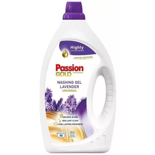Passion Gold Professional Universal mosógél levendula illattal 3,52L 88 mosás 