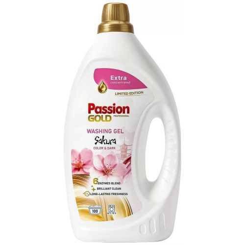 Passion Gold Professional Color & Dark mosógél Sakura limited edition 3,5L 100 mosás