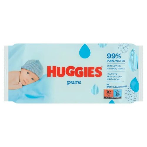 Huggies pure nedves baby törlőkendő 56db