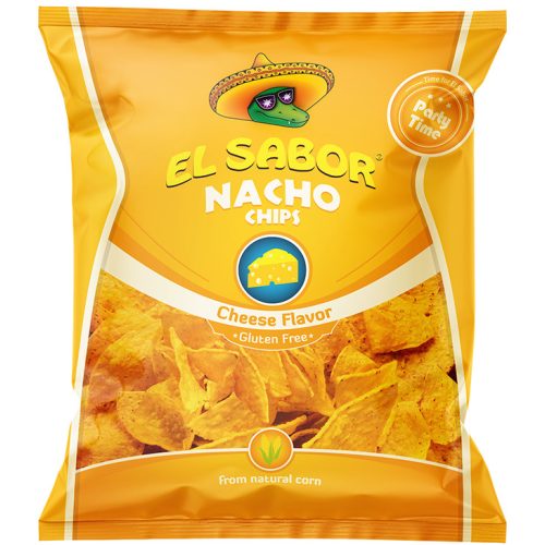 EL SABOR Nacho Chips 225g Sajtos gluténmentes