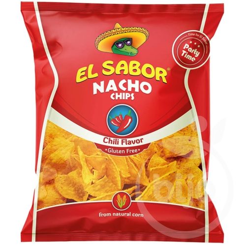 EL SABOR Nacho Chips 225g Chilis gluténmentes