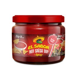 EL SABOR Hot Salsa Dip Spicy - csípős 300g