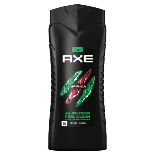 AXE Africa 3 in 1 tusfürdő testre, arcra, hajra 400 ml