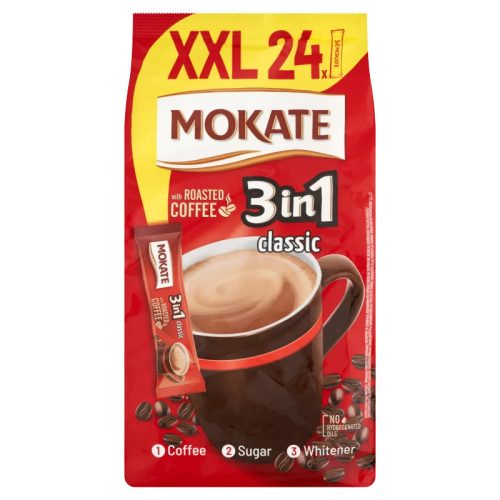 Mokate 3in1 classic XXL instant kávé, 24x 17g