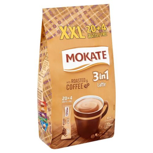 Mokate 3in1 latte XXL instant kávé, 24x 15g