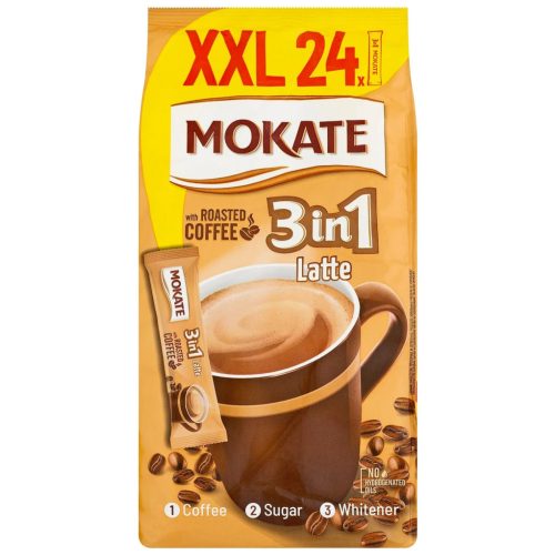 Mokate 3in1 latte XXL instant kávé, 24x 15g