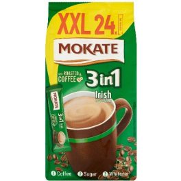   Mokate 3in1 irish cream likőr ízesítéssel XXL instant kávé, 24x 17g