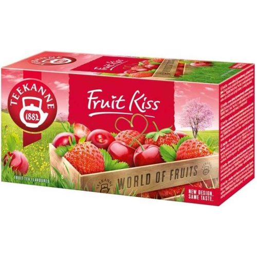 Teekanne World of Fruits cseresznye- és eper ízesítésű gyümölcstea keverék 20 filter 50 g