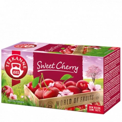 Teekanne World of Fruits cseresznye ízesítésű gyümölcstea keverék 20 filter 50 g
