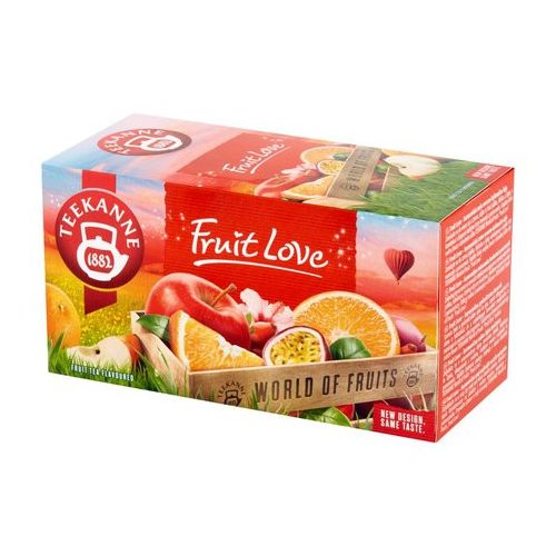 Teekanne World of Fruits vegyes gyümölcs ízesítésű gyümölcstea keverék 20 filter 45 g