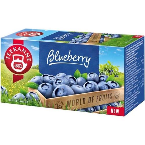 Teekanne World of Fruits áfonya ízesítésű gyümölcstea keverék 20 filter 45 g