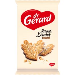   Dr. Gerard Sugar Leaves keksz cukorszórattal és kakaós bevonattal 165g 