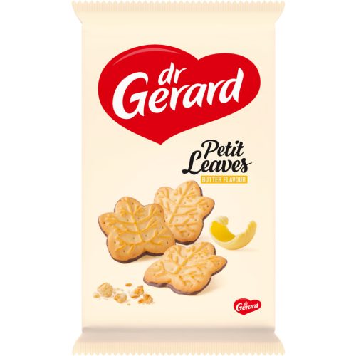 Dr. Gerard Petit Leaves keksz kakaós mázzal 165g 