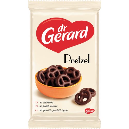 Dr. Gerard Pretzel keksz kakaós bevonattal 165g