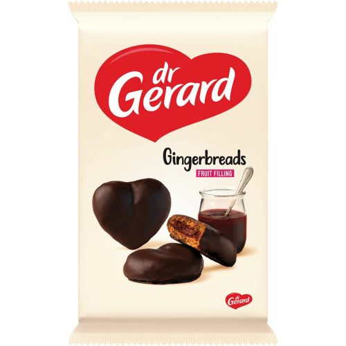 Dr. Gerard Gingerbreads puszedli vegyes gyümölcsös ízű töltelékkel és kakaós öntettel 175g