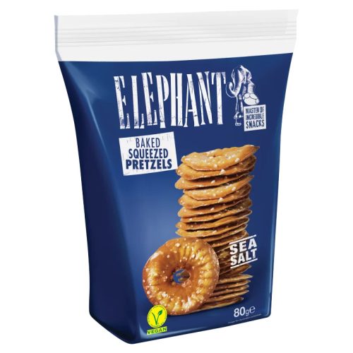 Elephant chips-tallér sós 80 g