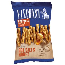   Elephant csavart perec méz és tengeri só ízesítéssel 70g