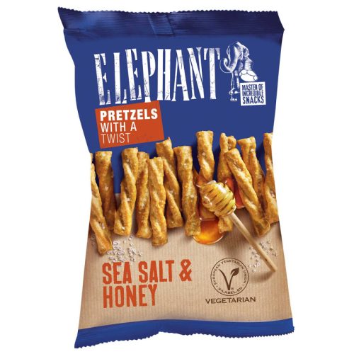 Elephant csavart perec méz és tengeri só ízesítéssel 70g