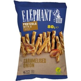   Elephant csavart perec karamellizált hagyma ízesítéssel 80 g