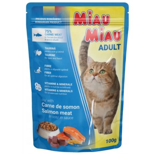 Miau Miau nedves macskaeledel lazaccal szószban 100g