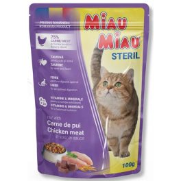   Miau Miau steril nedves macskaeledel csirkével szószban 100g