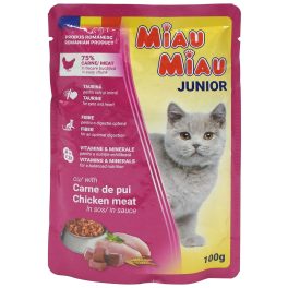   Miau Miau junior nedves macskaeledel csirkével szószban 100g