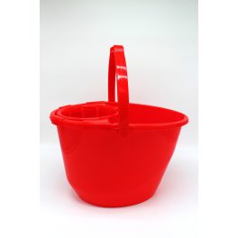   Felmosóvödör - BONUS 11l-es ovális, csavarókosárral, piros