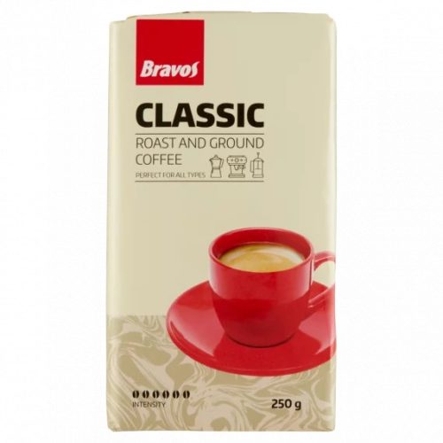 Bravos Classic őrölt, pörkölt kávé 250 g