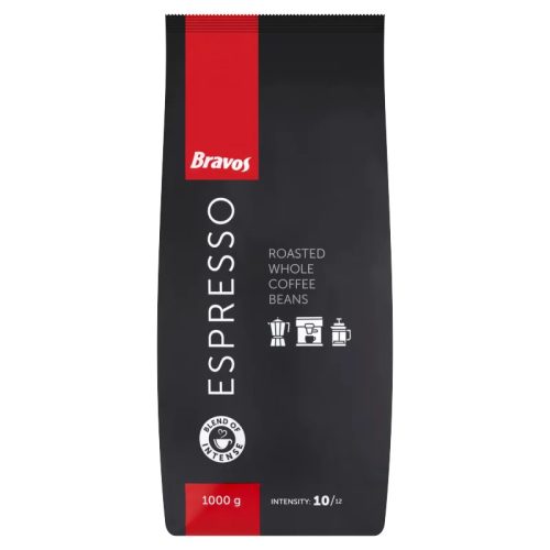 Bravos Espresso pörkölt szemes kávé 1 kg