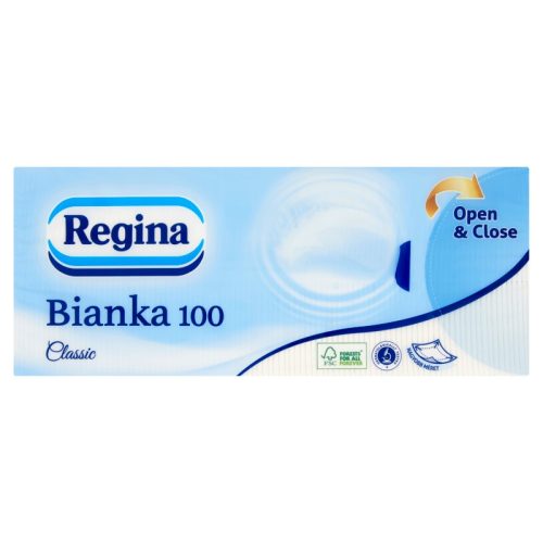 Regina - Papírzsebkendő Bianka Classic - 3 rétegű, 100 db-os