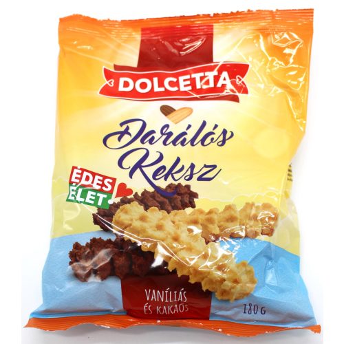 Dolcetta kakaós és vanília ízű teasütemény 180g