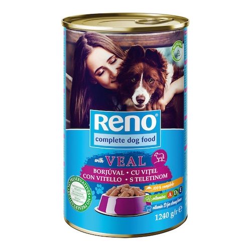 Reno nedves kutyaeledel borjú 1240g