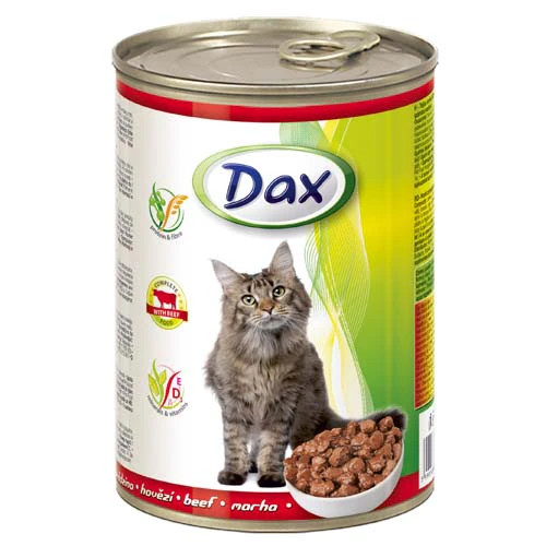 Dax nedves macskaeledel 415 g marhával