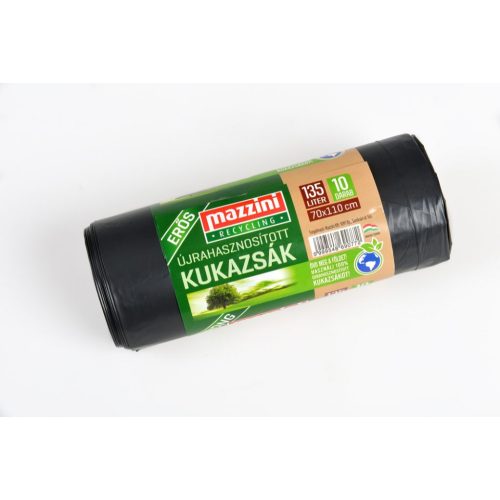 Kukazsák - MAZZINI erős újrahasznosított 135L 10 db/tekercs