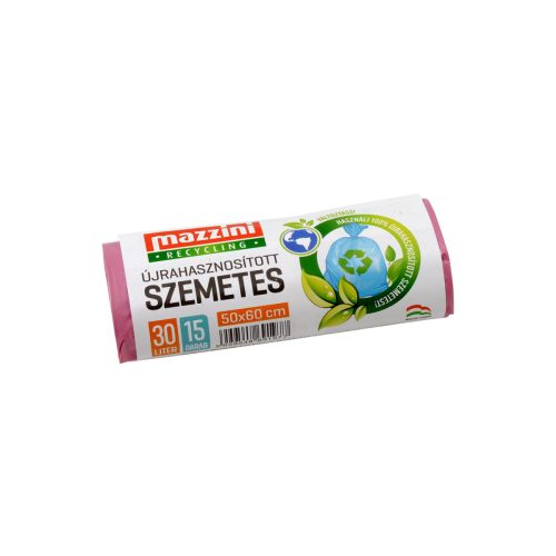 Szemeteszsák - Mazzini újrahasznosított 30L 15 db/tekercs