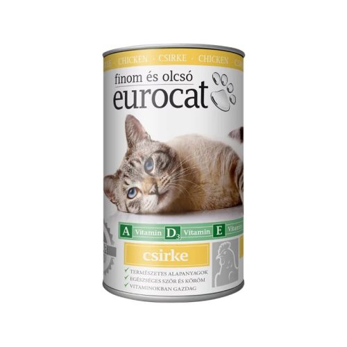 Eurocat konzerv csirke 415g