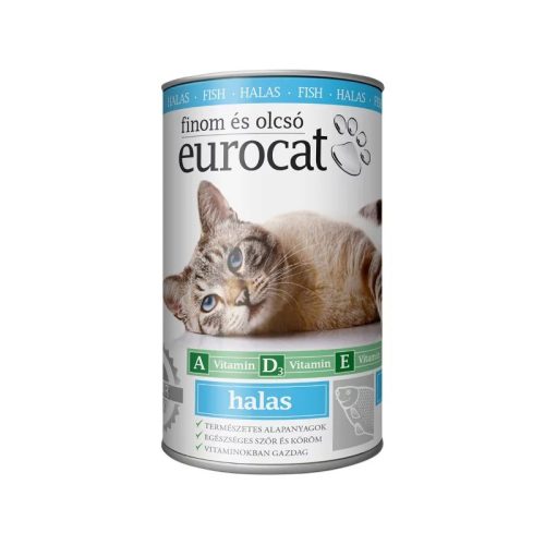 Eurocat konzerv halas 415g
