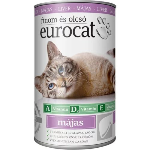 Eurocat konzerv májas 415g