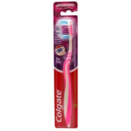 Colgate Zig Zag Medium rózsaszín fogkefe