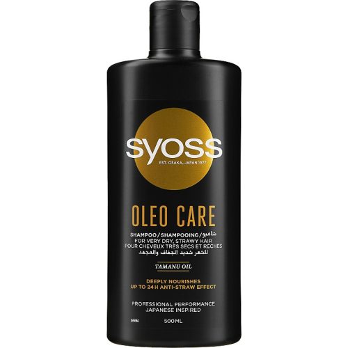 Syoss Oleo Care sampon 500ml